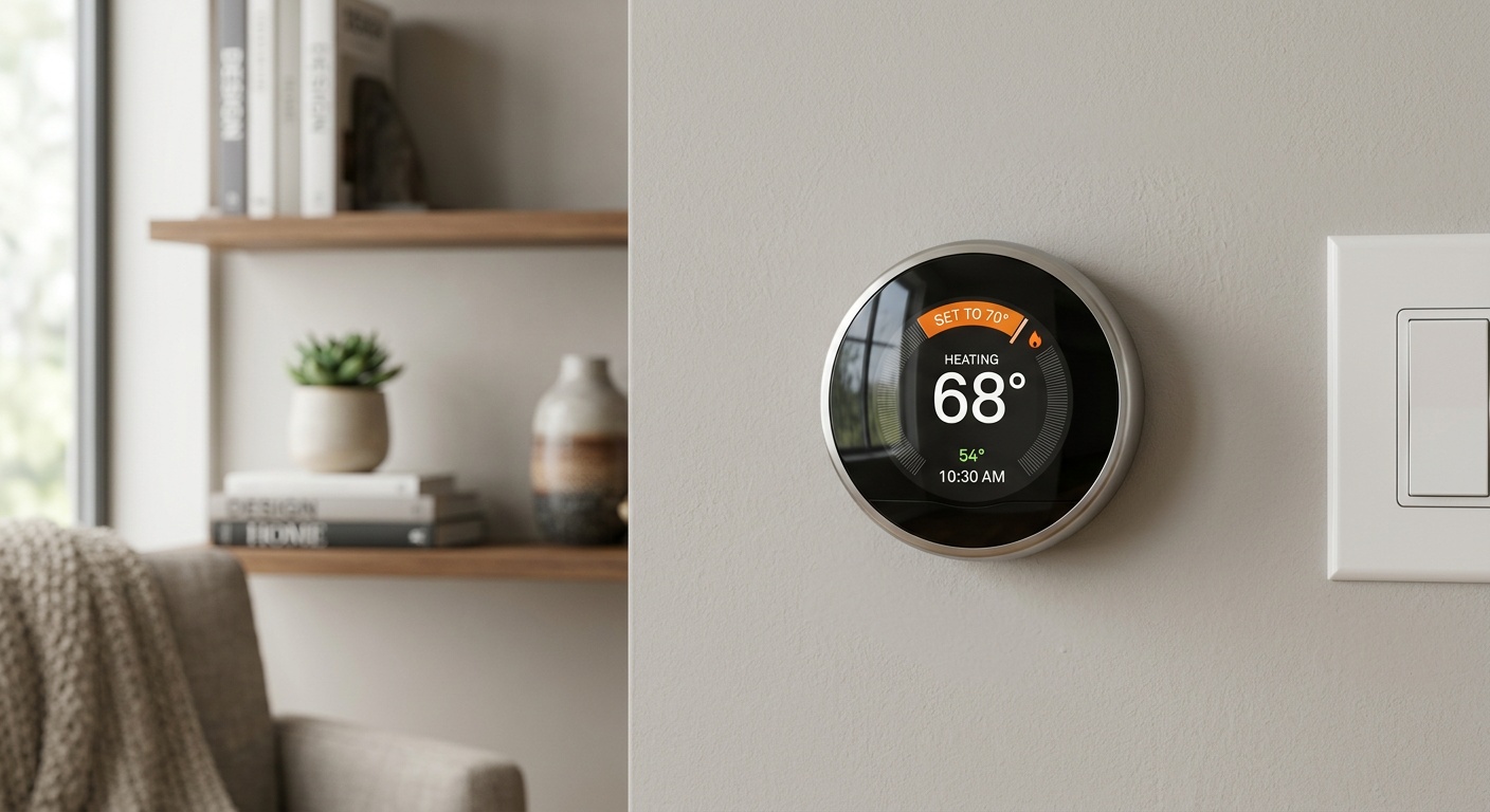 Smart thermostat savings