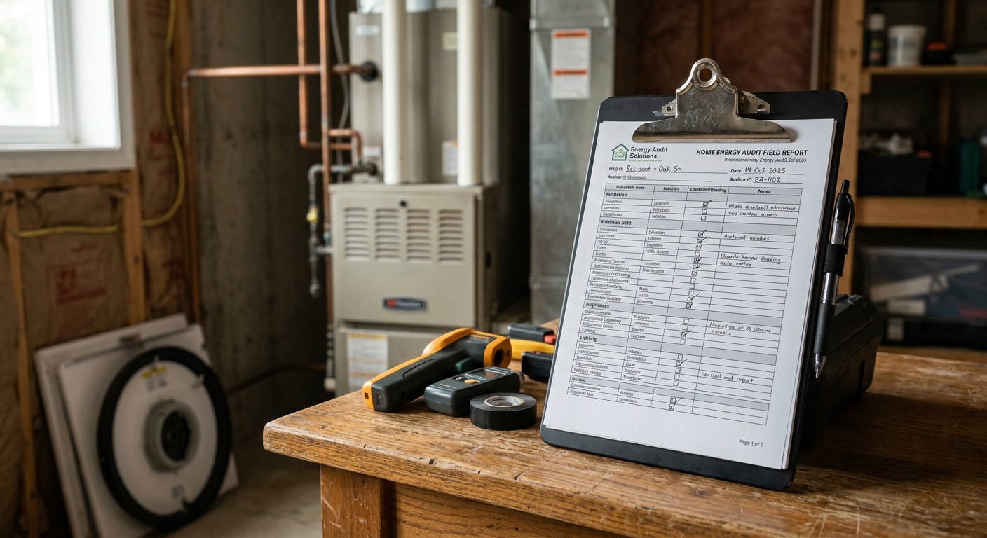 Home Energy Audit Checklist Before Buying Smart Devices